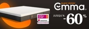 Black Friday: jusqu'à - 60% chez Emma Matelas