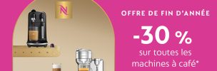 Nespresso: -30% sur votre machine à l'achat de 100 capsules au choix