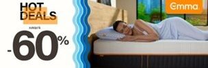 Hot Deals : jusqu'à - 60 % chez Emma Matelas