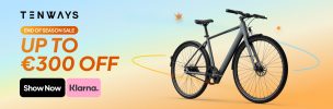 Jusqu'à - 300 € de réduction sur votre vélo chez TENWAYS